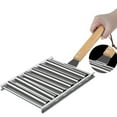 thumbnail image 3 of RichLink Hot Dog Rack Removable Stainless Steel Grill Sausage Rack Rolling Hot Dog Grill,B, 3 of 10