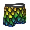 thumbnail image 3 of Disketp Dragon Scales Men'S Boxer Briefs,Soft And Breathable Cotton Underwear With Comfortflex Waistband, 3 of 8