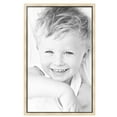 thumbnail image 2 of ArtToFrames 26" x 42" Silver with Black Lip Picture Frame, 26x42 inch Multi Wood Poster Frame (WOM-5193),  Pack, 2 of 7
