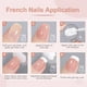 thumbnail image 3 of Set de manicura francesa GAOY, sellador de uñas con 2 esmaltes de gel, 3 of 6