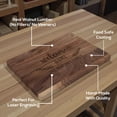 thumbnail image 5 of Makerflo Walnut Wood Cutting Board, 14 x 10 in, Ideal for Laser Engraving, 5 of 12