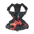 thumbnail image 4 of XMXY No Pull Dog Harness, Tropical Flower Seamless Pattern Adjustable Reflective Pet Harness with Oxford Vest, X-Large Size, 4 of 9