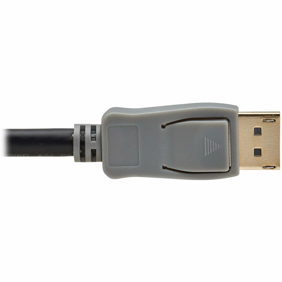 Eaton Tripp Lite Series DisplayPort Cable with Latching Connectors (M/M), 4K 60 Hz, HBR2, 4:4:4, HDCP 2.2, 50 ft. (15.2 m), Black