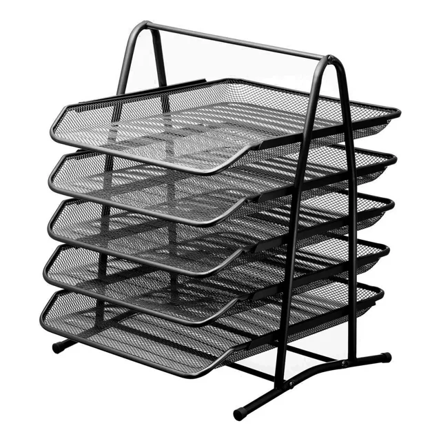 Charola Organizador Metalica Kishnell Bandeja De 5 Niveles 38.7 x 34.5 x 29.7 cm