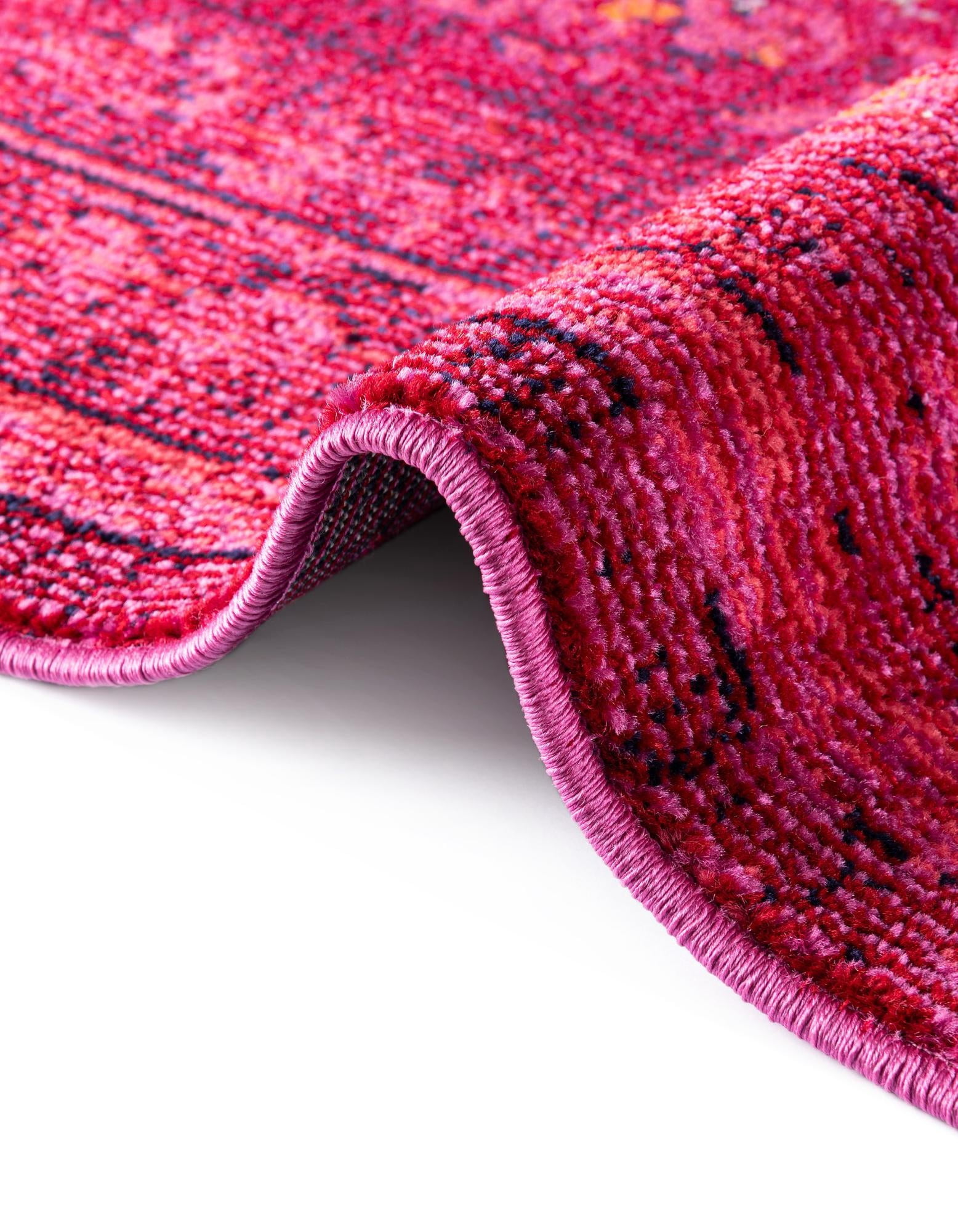 Unique Loom Medici Salamanca Rug, Fuchsia (2' 2 x 6' 7)
