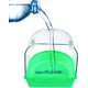 thumbnail image 4 of Baño para pájaros colgante transparente, jaula de ducha de plástico para limpiar loros y pájaros cuco, verde, 4 of 5