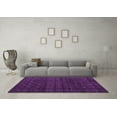 thumbnail image 3 of Ahgly Company Indoor Square Oriental Purple Modern Area Rugs, 8' Square, 3 of 4