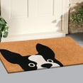 thumbnail image 3 of A1HC Natural Coco Coir Doormat, Black Dog Peeking, 18"x30", Durable Outdoor Welcome Mat, Non-Slip, Easy to Clean, Pet Friendly, 3 of 8