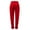 Red, variant on YUEJUIR White Pants Women Women's Casual Solid Pocket Pants High Waist Elastic Band Pants Linen Pants Women Pants Postpartum Clothes (Red,XL)