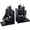 black, variant on Wiywef Bookends for Shelves Bookstand Bookend Creative Handmade Books Office Desktop Sailing Model to Decorate Bookshelf Library Heavy Duty Book Ends, Book Stopper
