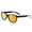 Black/Orange, variant on Newbee Fashion - "Benji" Kyra Kids Keyhole Design Flash/Mirror Sunglasses Ages 1-10 Comfortable Fit with UV Protection