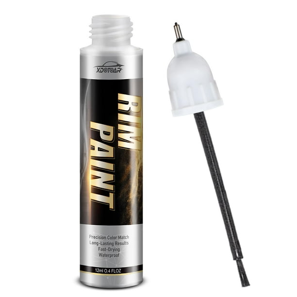 Pintura de retoque para llantas de coche xdotoar, color gris oscuro, 12 ml