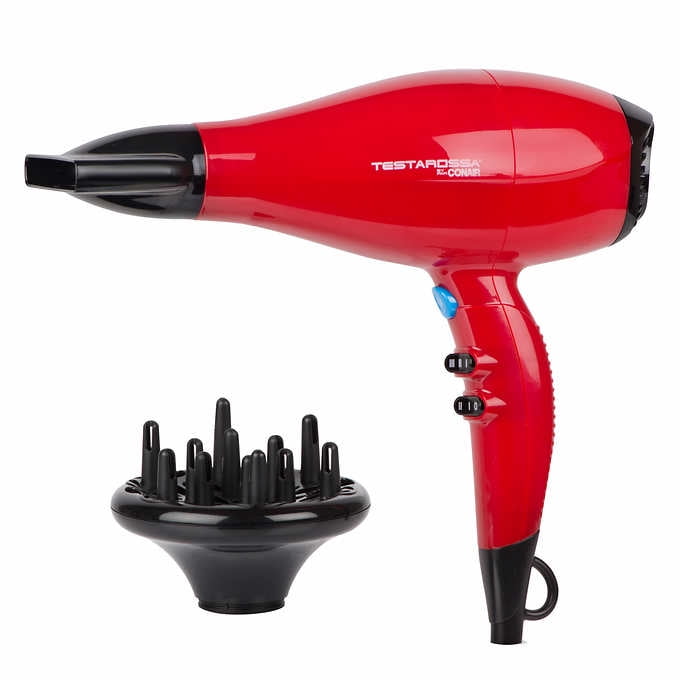 Conair Testarossa 1875 W AC Red Hair Dryer Walmart Canada