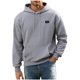 thumbnail image 4 of Ceisia Unisex Casual Fashion Solid Color Hooded Gift Pullover Long Sleeve Sports Casual Sweatshirt Outwear, 4 of 9