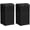 Black, variant on Outdoor Trash Can with Lid, Waterproof Resin Garbage Bin for Hideaway, Deck, Patio