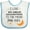 White and Blue, variant on Inktastic I Love My Great Grandmother to the Moon and Back Boys or Girls Baby Bib