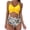 Yellow, variant on Ayfxijin Swim Suits for Women Fashion Solid And Printed Swimwear Bikini Split Swimsuit Set