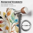 thumbnail image 2 of Outdoor Curtains for Patio Waterproof, Colorful Eucalyptus Leaves Outdoor Privacy Panels Grommet, Watercolor Botanical Modern Art Blackout Outside Curtains for Porch/Cabana 54"x84", 1 Panel, 2 of 8