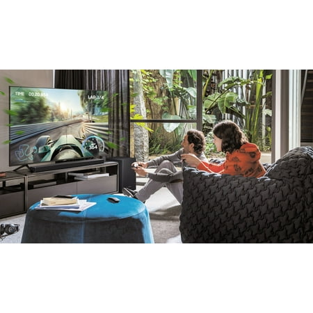Samsung - 5.1-Channel Soundbar with Wireless Subwoofer and Acoustic Beam - Black