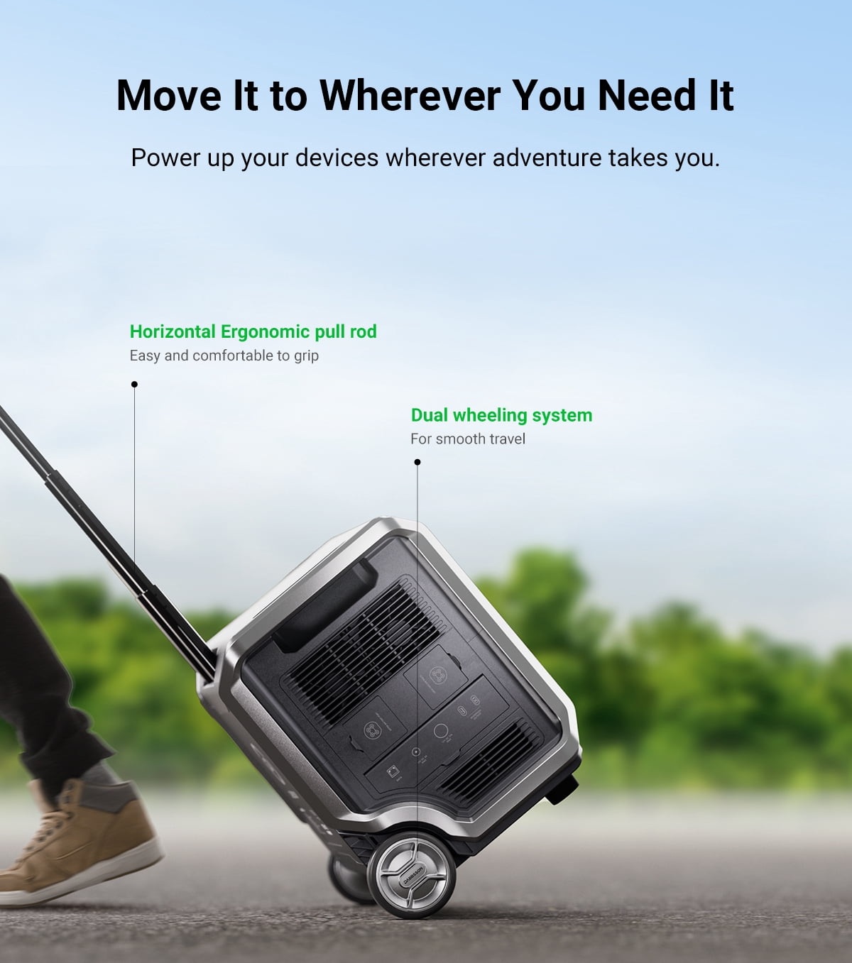 DABBSSON Portable Power Station DBS3500, 3430Wh LFP Battery Outdoor Solar Chargers Generators 3600W
