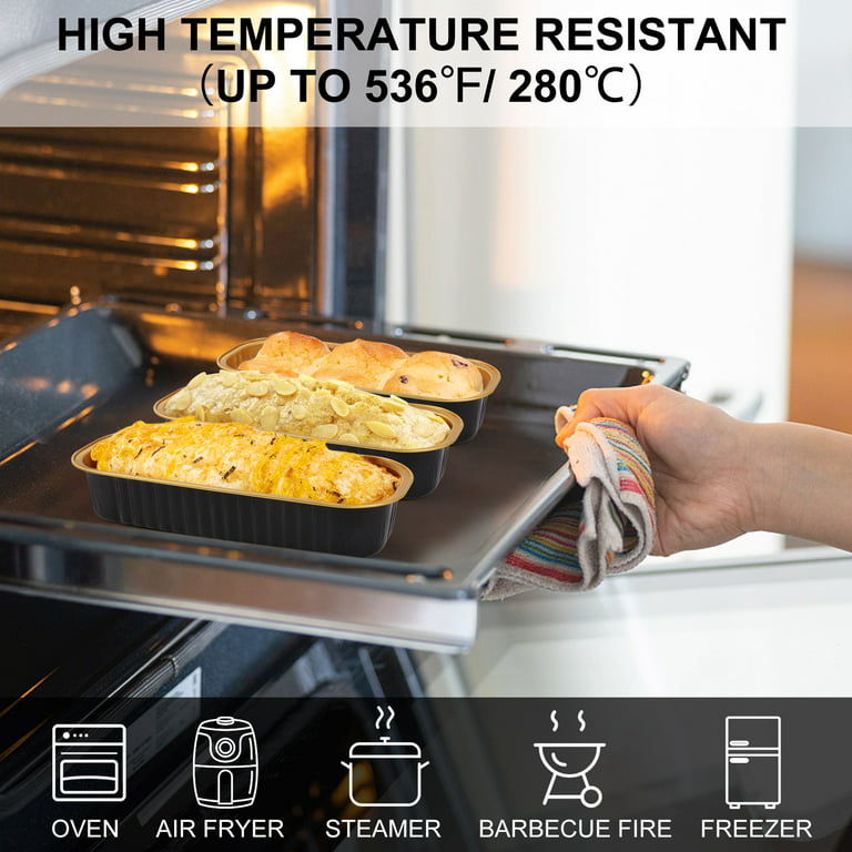 Disposable Aluminum Foil Baking Sheets, Heat Resistant Baking Pan