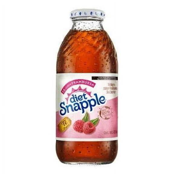 Té negro helado Snapple Diet sabor frambuesa 473 ml