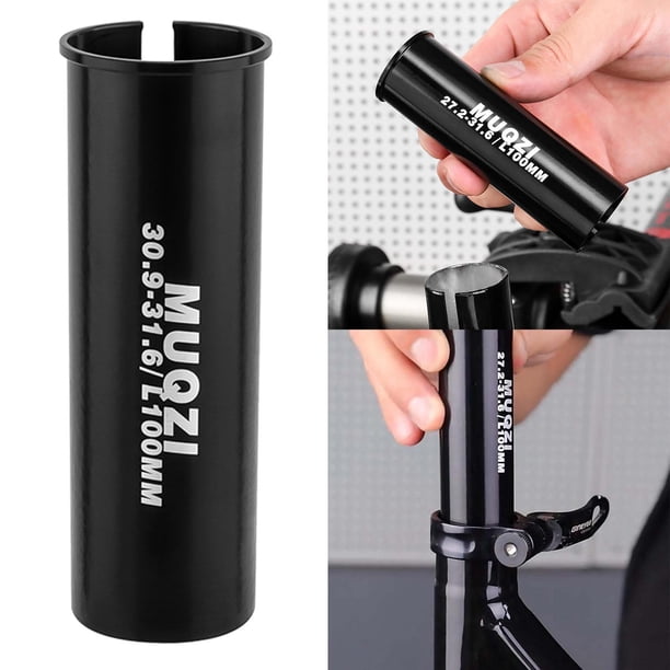 Adaptador de sillín de bicicleta Macarena aleación de aluminio 30,9-31,6 Cuña adaptadora de tija de sillín