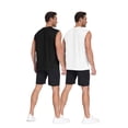 thumbnail image 2 of Iceglad Mens American Flag Tank Top 2 Pack Sleeveless Workout Muscle Shirts Loose Fit Summer Beach Gym Casual 4th of July Patriotic Tee, 2 of 8