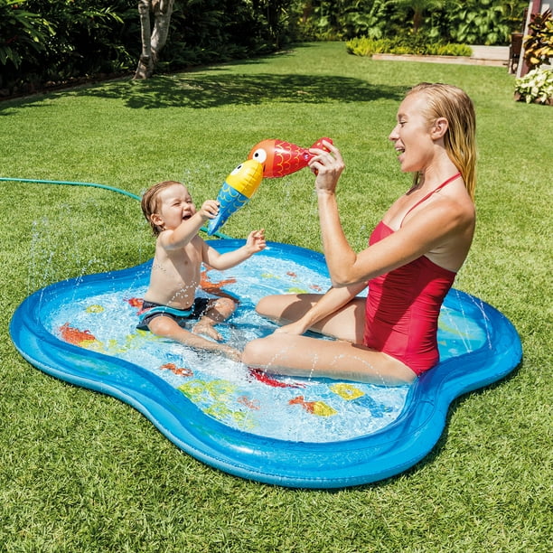 Intex Inflatable Square Baby Spray Pool