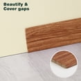 thumbnail image 4 of Gaahing Flexible Floor Trim,Caulk and Baseboard Wall Base Trim Shoe Molding, 9.8 ft x 3.9 inch, 4 of 4