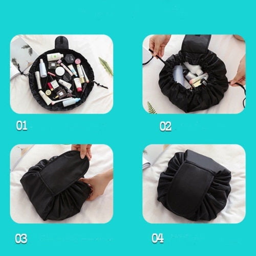 Drawstring Toiletry Bag Lazy Makeup Bag Quick Pack Waterproof
