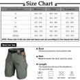 thumbnail image 3 of Men Cargo Shorts Outdoor Lightweight Quick Dry Multi Pocket Durable Stretch Waistband Shorts, 3 of 4