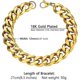 thumbnail image 5 of Mens Gold Plated Cuban Chain Bracelet. 3/6/9/12mm Width (send Gift Box), 5 of 5