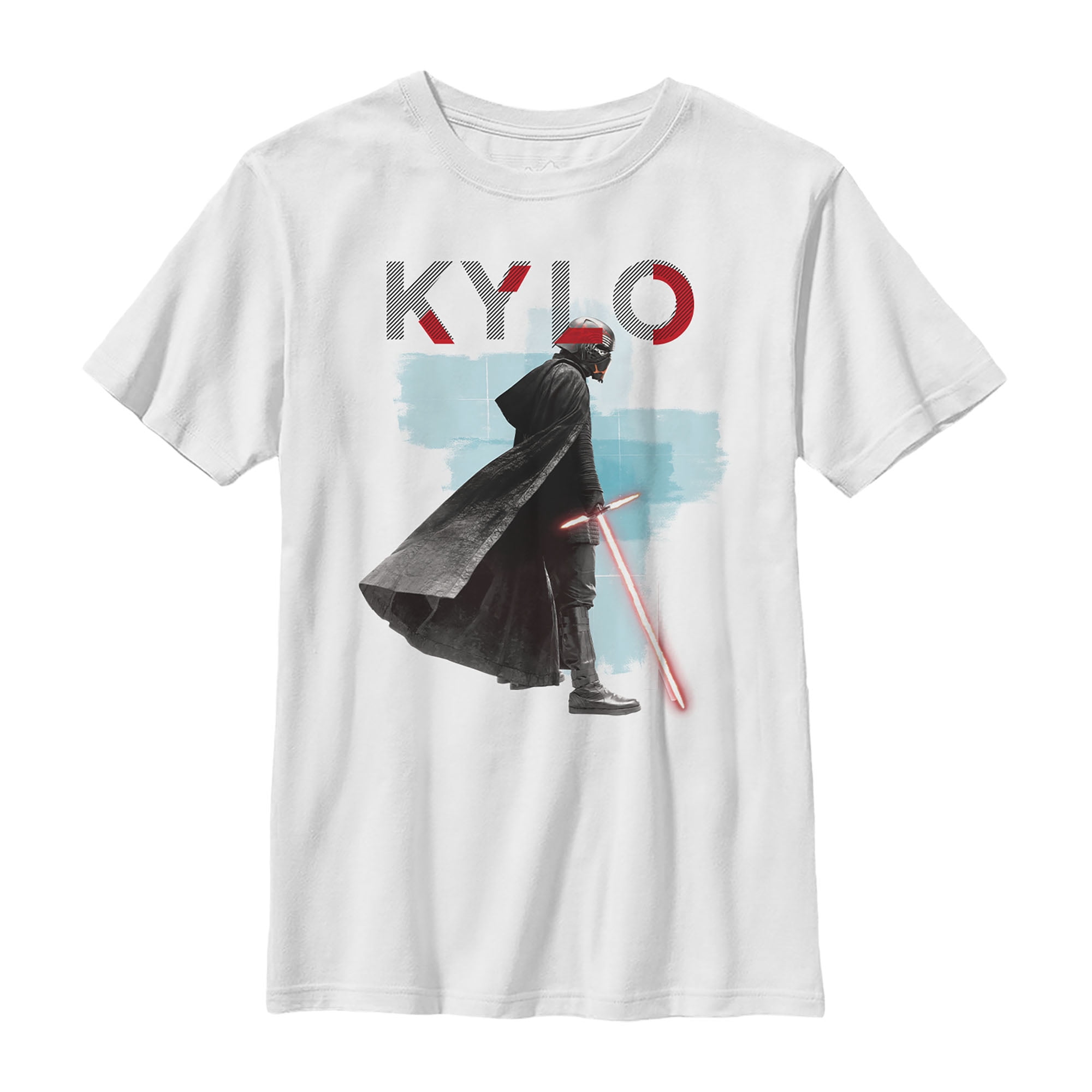 Boy's Star Wars: The Rise of Skywalker Sinister Kylo Graphic Tee White Small