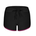 thumbnail image 4 of Alkepwun Athletic Shorts for Women Summer Casual Short Lounge Pants Girls Active Yoga Running Workout Gym Shorts with Drawstring, 4 of 7