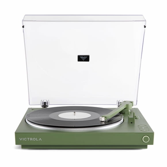 Tocadiscos Bluetooth Victrola con Audio Technica ATN3600L Verde