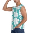 thumbnail image 3 of Balery Vintage Floral Men's Sleeveless Muscle Shirts Workout Tank Top, Moisture Wicking, Odor Protection-Medium, 3 of 8
