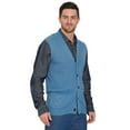 thumbnail image 6 of Turtle Bay New York Men's Relaxed Fit Rib Knit Sweater Vest - Button Front with Pockets, 6 of 8