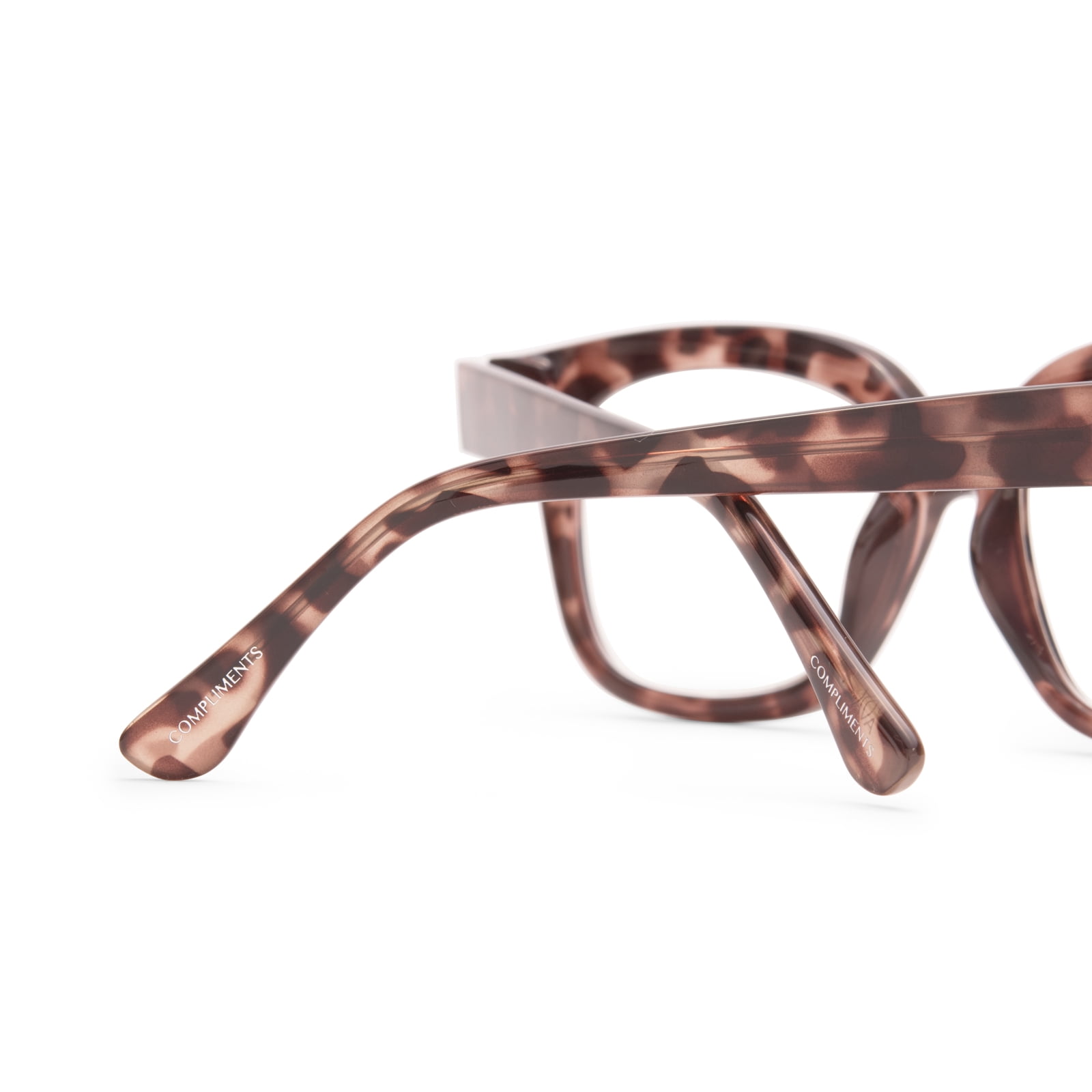 Compliments by DIFF Eyewear Ava Blue Light Reading Glasses for Women Beige Tortoise +1.0