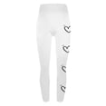 thumbnail image 5 of Feancey Todays Daily Sales Valentines Day Leggings for Women High Waisted Sports Yoga Pants Novelty Love Print Stretchy Workout Tights Tummy Control Seamless Long Pants White S, 5 of 7