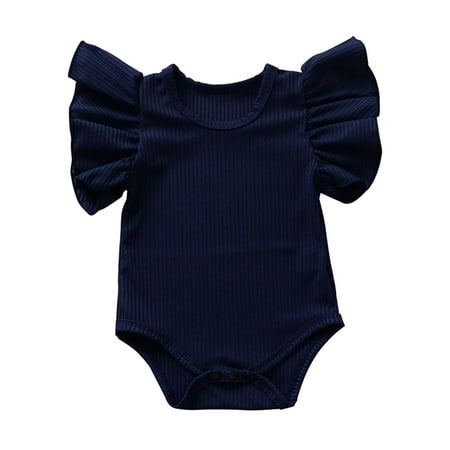 

Utoimkio Newborn Girl Halter Jumpsuits Fall Romper Clothes Set Baby Girl Cotton Short Sleeve Kids Infant Bodysuit