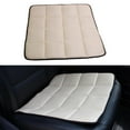 thumbnail image 4 of Car Seat Protector Mat Car Seat Pad Bamboo Comfortable Universal Breathable Non Slip Car Seat Cushion for Home Office Chair Beige, 4 of 7