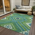 thumbnail image 6 of Addison Rugs Chantille Indoor/Outdoor Transitional Geometric, Abstract Lime Washable Rectangle Rug, 10' x 14', 6 of 6