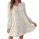 thumbnail image 1 of Moda mujer verano media manga sexy casual estampado floral vestido largo Fridja  yut3670, 1 of 1