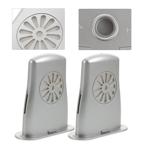 GOOHOCHY Guitar Panel Humidifier for Acoustic Guitars Made of Durable Plastic Silver Color 2 Pieces