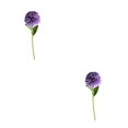thumbnail image 3 of Baohd 1/2/3/5 10pack/lot Realistic Appearance Artificial Flower For Party Decor And Home Decor Purple 2PCS, 3 of 6