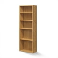 thumbnail image 3 of Furinno Wright 5-Shelf Bookcase, Highland Oak, 17061, 3 of 7