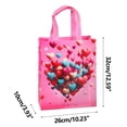 thumbnail image 3 of Storage Trunks Bag Clear Out Deal, Valentine’S Day Tote Bags with Handles Valentine’S Day Reusable Grocery Bags Multipurpose Non-Woven Large Gift Bag Grocery Shopping Bags for Valentine’S Day, 3 of 5