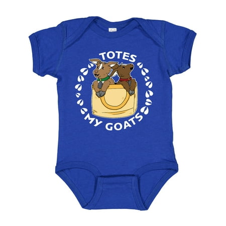 

Inktastic Cute Goats Totes My Goats Gift Baby Boy or Baby Girl Bodysuit