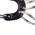 thumbnail image 3 of Hebilla de seguridad de aleación con 3 uds. De anillos Clip para llavero ganchos para colgar rápidos (negro) JShteea Para Estrenar, 3 of 9